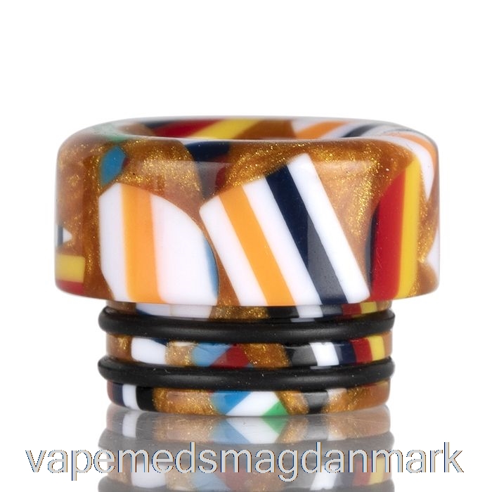 Vape Uden Nikotin 810 Shorty Mosaik Drip Tip Orange